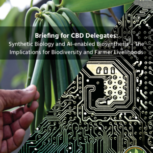 Synthetic Biology and AI-enabled Biosynthesis – the Implications for Biodiversity and Farmer Livelihoods