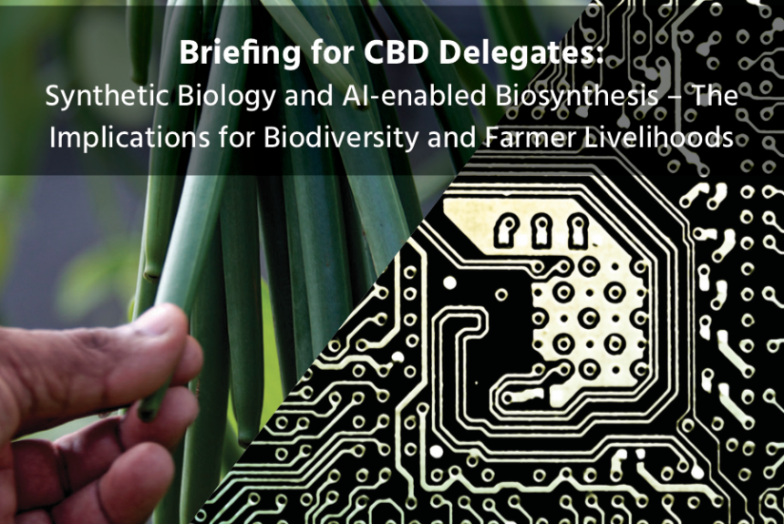 Synthetic Biology and AI-enabled Biosynthesis – the Implications for Biodiversity and Farmer Livelihoods